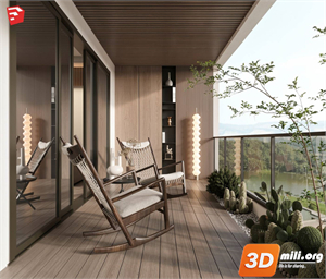 Balcony Skp Files